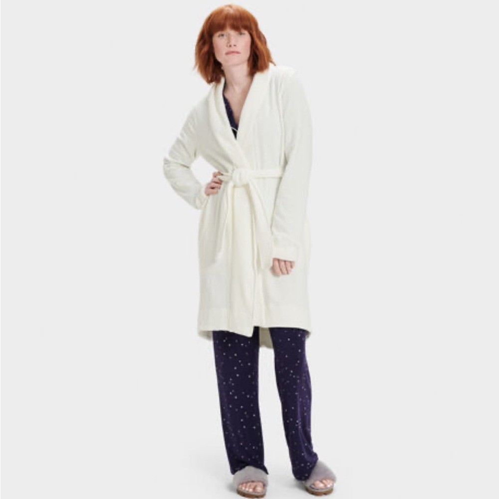 UGG Blanche II Fleece Robe Cream Medium